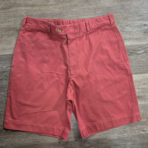 Men's Bills Khakis Flat Front Shorts Waist 36 Red